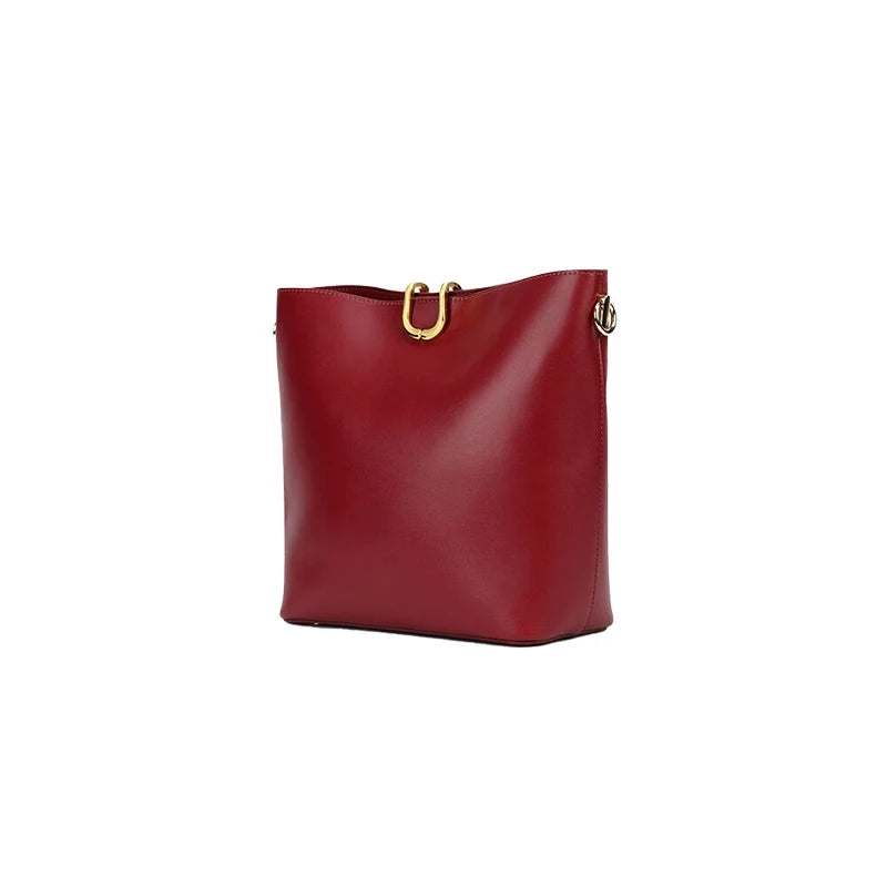 Classic Leather Women's Shoulder Bag - Jus Shon Co - product image 3