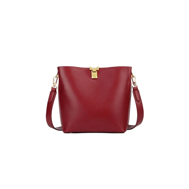 Classic Leather Women's Shoulder Bag - Jus Shon Co - product image 4