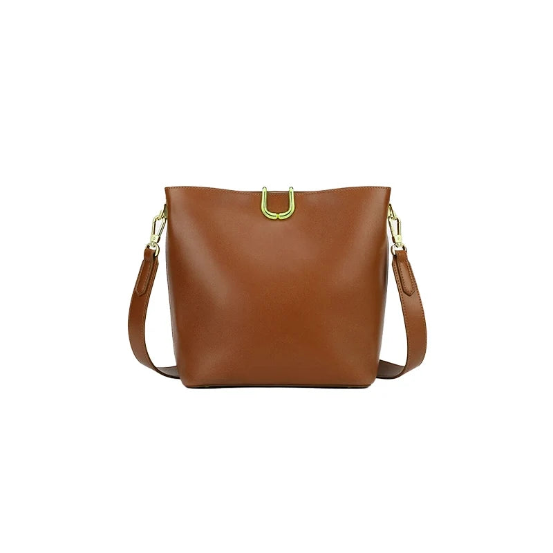 Classic Leather Women's Shoulder Bag - Jus Shon Co - product image 7