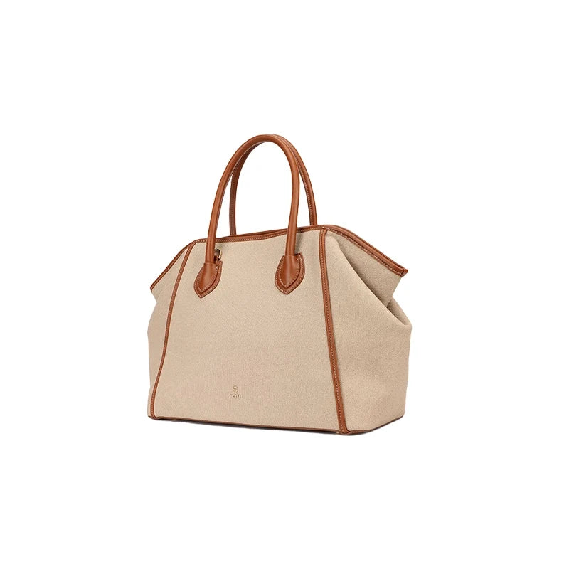 Leather Canvas Women's Tote Bag - Jus Shon Co - product image 1