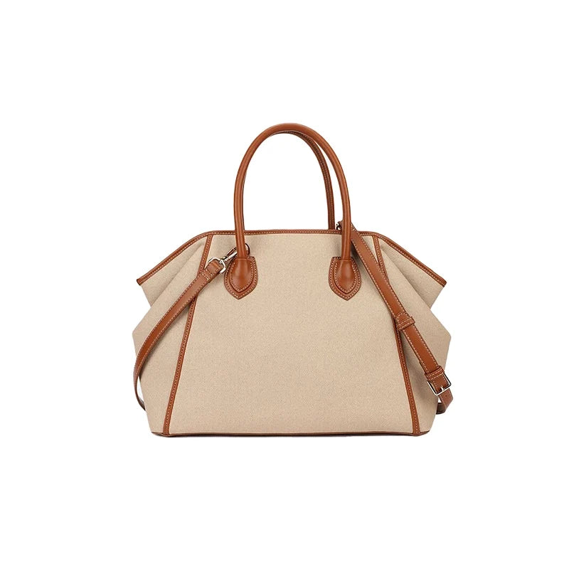 Leather Canvas Women's Tote Bag - Jus Shon Co - product image 4
