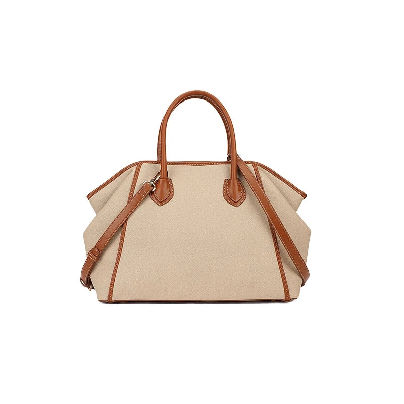 Leather Canvas Women's Tote Bag - Jus Shon Co - product image 5