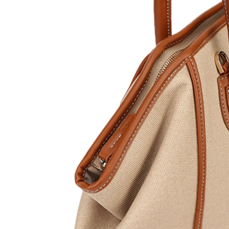 Leather Canvas Women's Tote Bag - Jus Shon Co - product image 7
