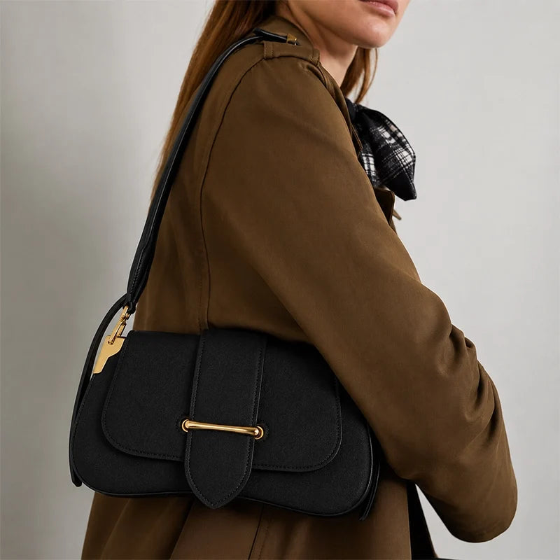 Minimalist Flap Women's Shoulder Bag - Jus Shon Co - product image 2