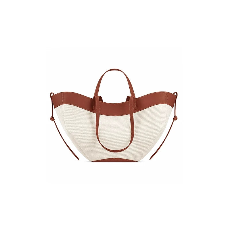 Structured Canvas Women's Tote Bag - Jus Shon Co - product image 1