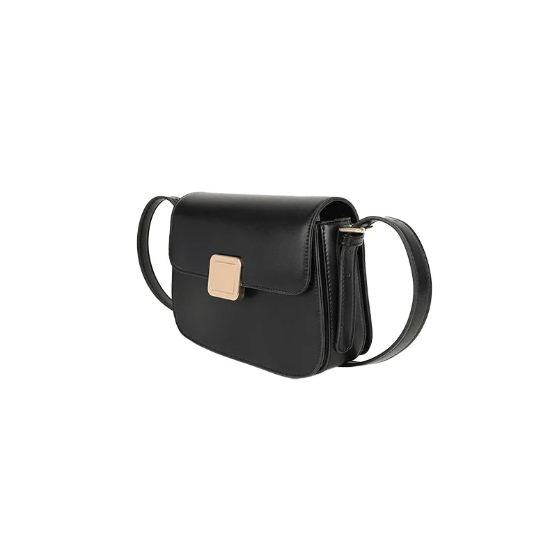 Structured Leather Women's Sling Bag - Jus Shon Co - product image 1